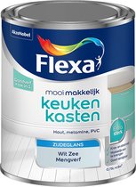 Flexa Mooi Makkelijk Verf - Keukenkasten - Mengkleur - Wit Zee - 750 ml