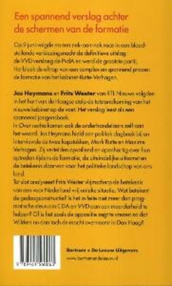 Over Rechts - back cover