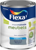 Flexa Mooi Makkelijk Verf - Meubels - Mengkleur - Denim Drift - 750 ml