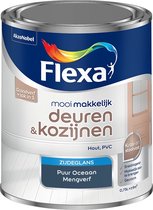 Flexa Mooi Makkelijk Verf - Deuren en Kozijnen - Mengkleur - Puur Oceaan - 750 ml
