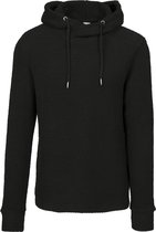 Heren - Mannen - Modern - Nieuw - Casual - Streetwear - Hoodie - Loose Terry Inside Out Hoody zwart