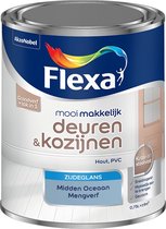 Flexa Mooi Makkelijk Verf - Deuren en Kozijnen - Mengkleur - Midden Oceaan - 750 ml