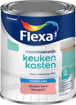 Flexa Mooi Makkelijk Verf - Keukenkasten - Mengkleur - Midden Kers - 750 ml