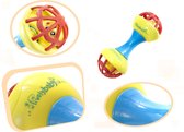 Rubber halter rammelaar- Speelgoed dumbell - kinderen -