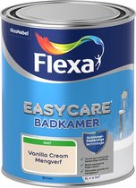 Flexa Easycare Muurverf - Badkamer - Mat - Mengkleur - Vanilla Cream - 1 liter