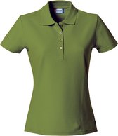 Clique Basic Polo Femme vert armée s