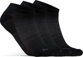 Craft 3-paar Footies sport sokken Core Dry - 42 - Zwart