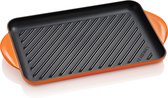 Le Creuset Gietijzeren rechthoekige grill Oranjerood 32cm
