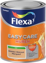 Flexa Easycare Muurverf - Mat - Mengkleur - Midden Walnoot - 1 liter