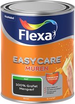 Flexa Easycare Muurverf - Mat - Mengkleur - 100% Grafiet - 1 liter
