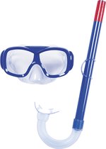 Snorkelset essential freestyle | blauw