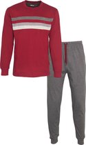 MEQ heren Pyjama Grey Melange MEPYH2014A - Maten: XXL