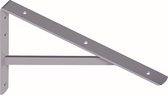Bronea - 10x Plankdrager met schoor 25 x 15 cm GEGALVANISEERD | Schapdrager | Wandsteunen | Industriele plankdragers | Wandplankdragers