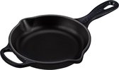 Le Creuset Gietijzeren ronde skillet Mat Zwart 16cm