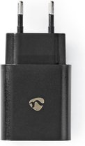 Nedis WCQC302ABK Wandlader 3,0 A Usb (qc 3.0) Zwart