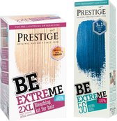 Prestige Semi-Permanente Haarkleuring - Bleach Kit & Ultra Blue Kleuring - Voordeelverpakking 2 x 100ML