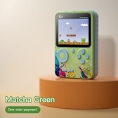 Groene  nieuwe 2022 game box g5  met 500 in 1 retro spelletjes van vroegere