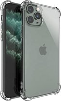 iPhone 13 Pro Telefoonhoesje - Apple iPhone - Shock Proof- Siliconen Hoesje- Case Cover -Transparant - Geschikt voor Apple iPhone 13 Pro