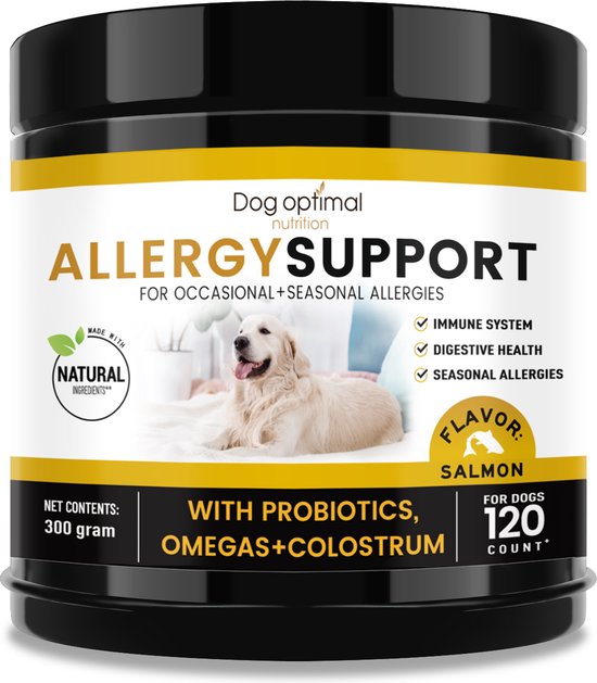 DOG OPTIMAL ANTI ALLERGY SUPPORT 120 Stuks - Allergie Honden - Hondensnacks -... |