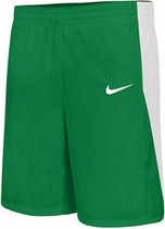 Nike team basketball stock short junior groen wit NT0202302, maat 164
