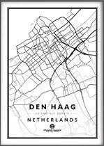 Citymap Den Haag - Stadsposters 21x30