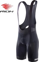 Rion – Korte wielrenbroek met bretels – Ademend elastisch materiaal – Hoog zitcomfort – Anti-slip broekspijpen – Sneldrogend spandex – Professioneel rijden – Luchtdoorlatend – Bibs