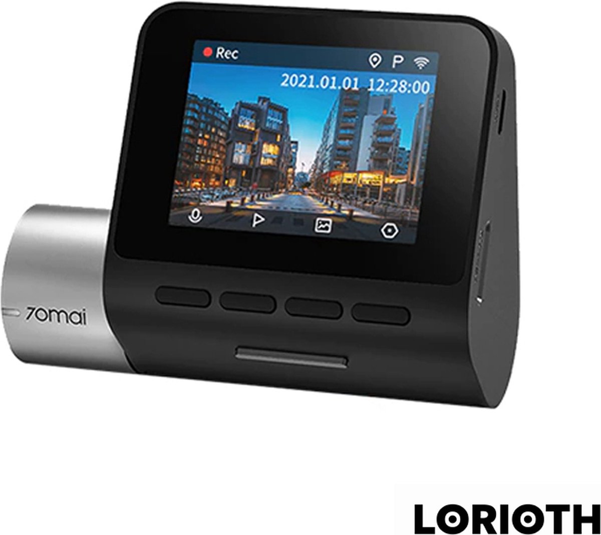 LORIOTH® Dashcam Voor en Achter - Met Gps - Pro - 1944P - Full HD - Parkeer hulp - Zwart