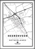 Citymap Heerenveen - Stadsposters 50x70