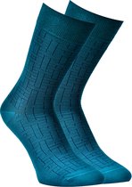 Hobby - Sokken - 2-pack - Egyptisch katoen - Blauw - 3087