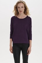 Saint Tropez MilaSZ neck pullover Blackberry Wine-M