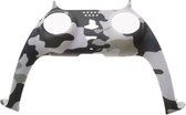 Playstation 5 Controller Cover - Upgrade Cover Chrome - Custom PS5 Controller - Camo Grijs