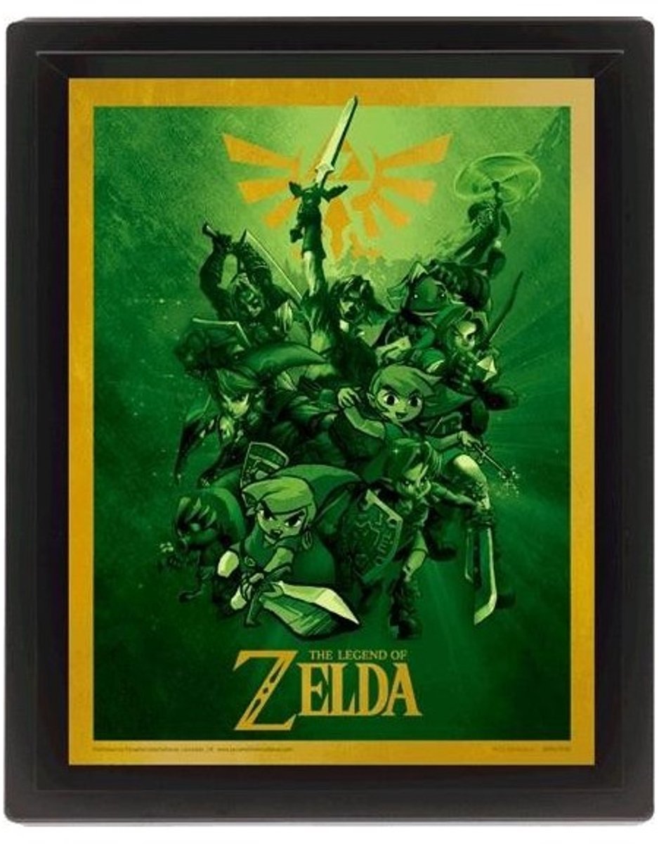 Legend of Zelda Link - 3D Lenticular Poster