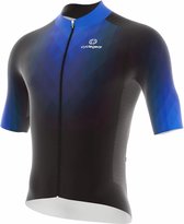 Cycle Gear Wielershirt Apache - Maat M - Blauw / Zwart  - Wielrennen - Wielrenshirt - Fietskleding -  Fietsen - Sportkleding - Fiets cadeau - Wielren accessoire