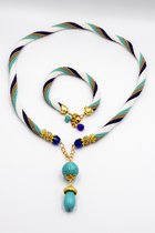 Aquatolia turquoise necklace bracelet