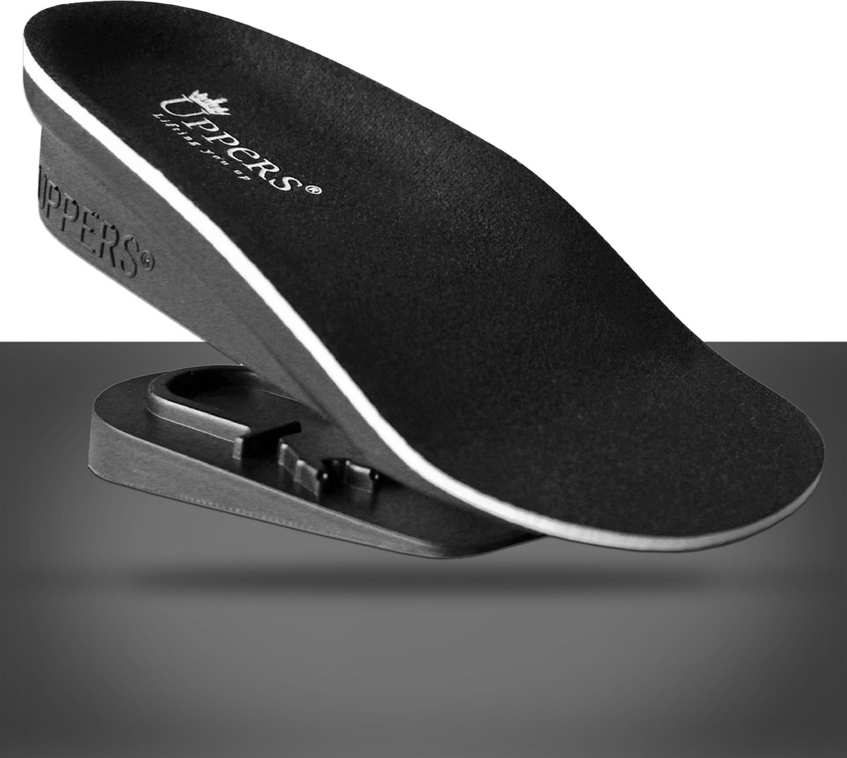 Uppers® Verhogende Inlegzolen- heellift-hielverhoger-verhogende zolen-  Inlegzool- | bol.com