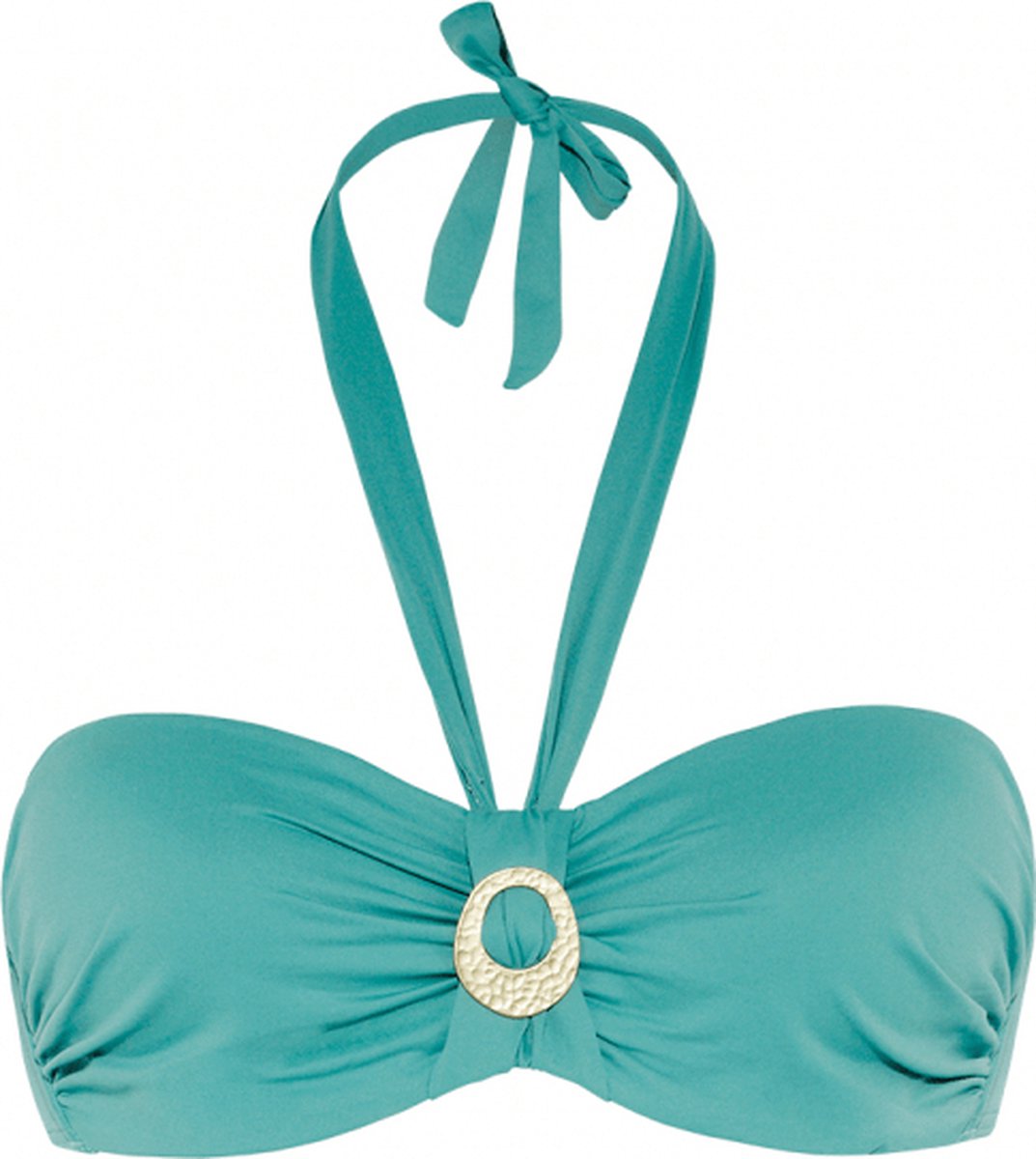 Cyell bikinitopje Foam Wired Beach Essentials blauw turquoise