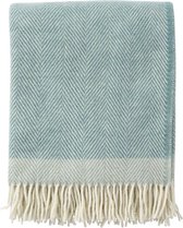Klippan plaid Hope Aqua  - Deken - Plaid - wollen deken
