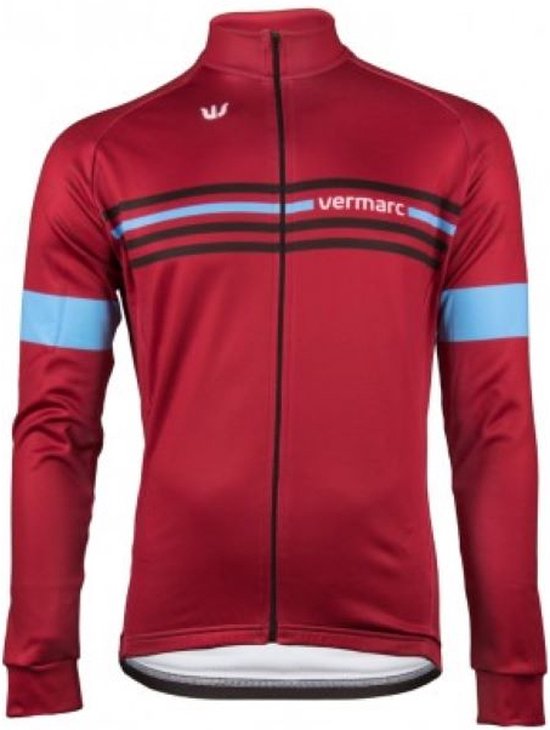 VERMARC ATTACO CHEMISE VELO MANCHES LONGUES ROUGE/BLEU Taille 3XL