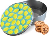 Moule à biscuits Citrons Rond - Boîte de rangement 15x15x5 cm