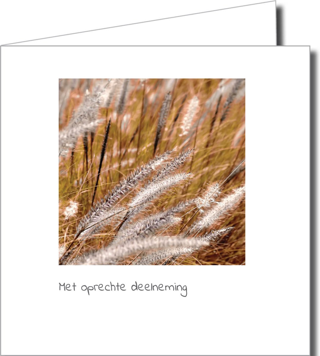 10 stuks Condoleancewenskaarten 14,5 x 14,5 cm incl envelop 5 x 2 stuks
