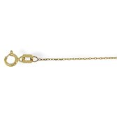 Gouden Ketting Anker Schakel 1 mm 45 cm 14 karaats