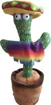 Dansende en Zingende Cactus met Poncho - Interactieve Plush Knuffel