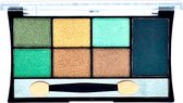 D'Donna - Color Palette Oogschaduw - Planet Verde - Groen/Goud/Bruin/Zwart - 1 doosje met applicator en spiegeltje