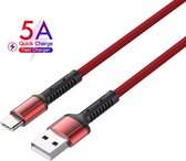 Câble rapide USBC 5A 1000mm pour Huawei câble de charge rapide 1M Samsung S10 S9 câble rapide