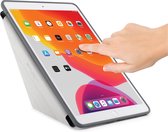 Pipetto Origami Case voor iPad 10.2" (2019, 2020, 2021) - Grijs / Transparant