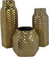 MANZA LIVING - Gouden Vazen Set