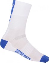 Fietssok 21Virages 15 wit blauw-44-45