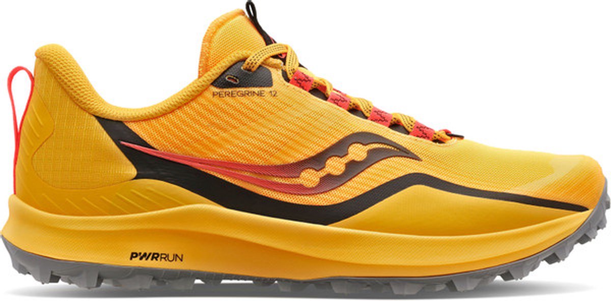 Saucony Peregrine 12 Heren Sportschoenen Hardlopen Trail Zwart