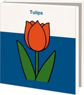 Kaartenmapje met env, vierkant: Tulpen, Dick Bruna