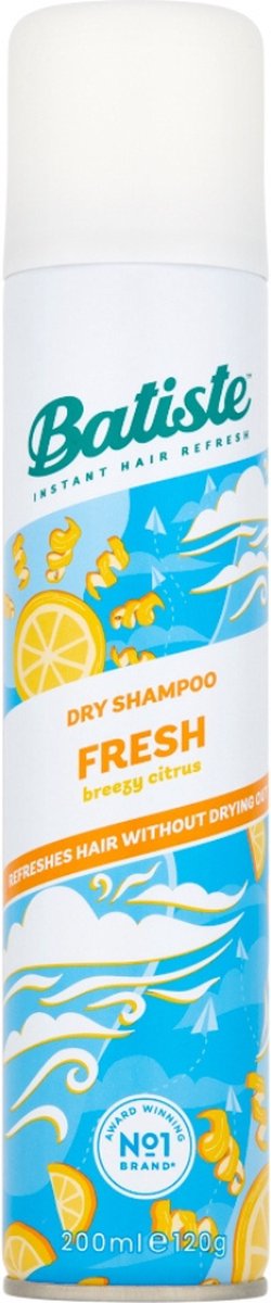 Voordeelverpakking 2 X Batiste Dry Shampoo 200ml Fresh BAT05